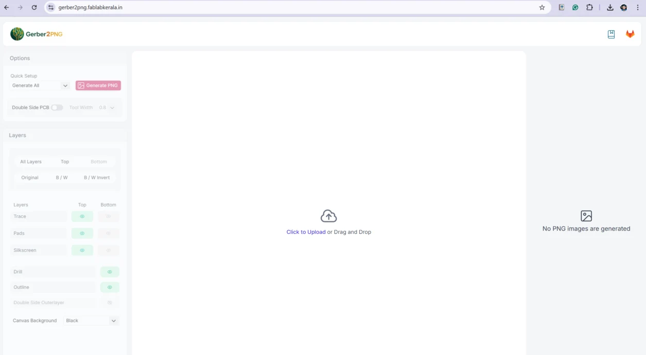 Gerber2PNG default page