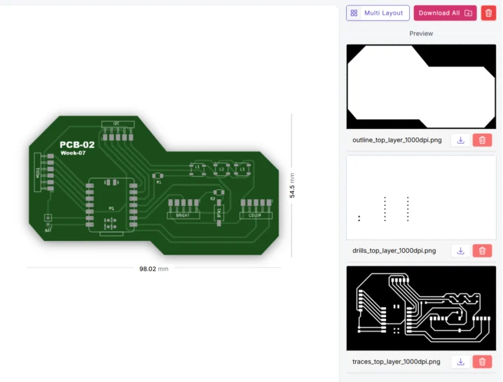 Trace vs outline option
