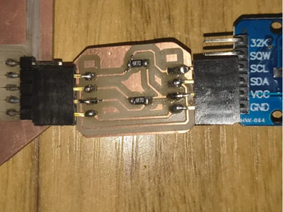 Components laid out