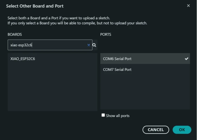 Arduino IDE Boards Manager showing ESP32 package