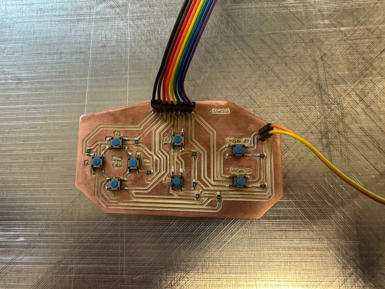 Manual control board result