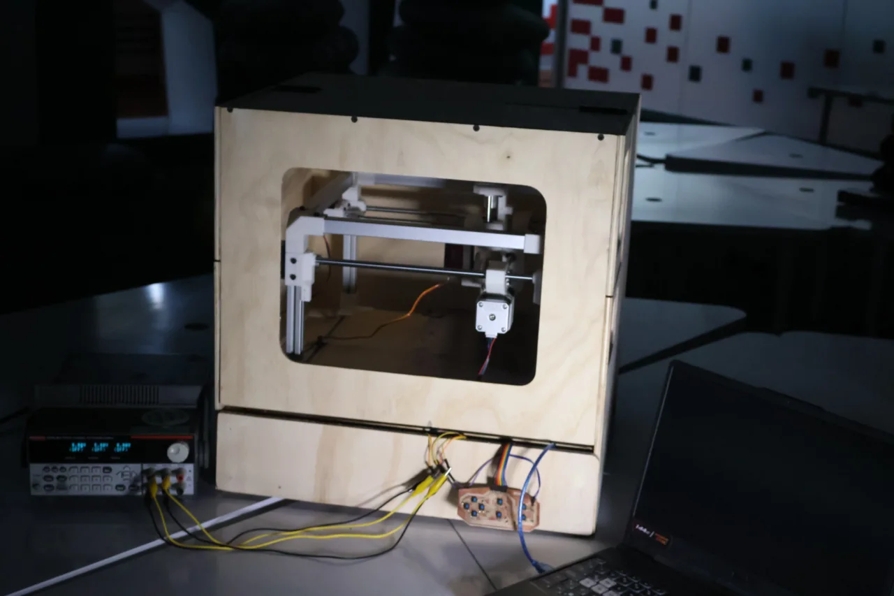 Final enclosure assembly with CNC machine