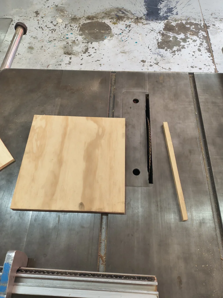 Panel cuts on the table saw