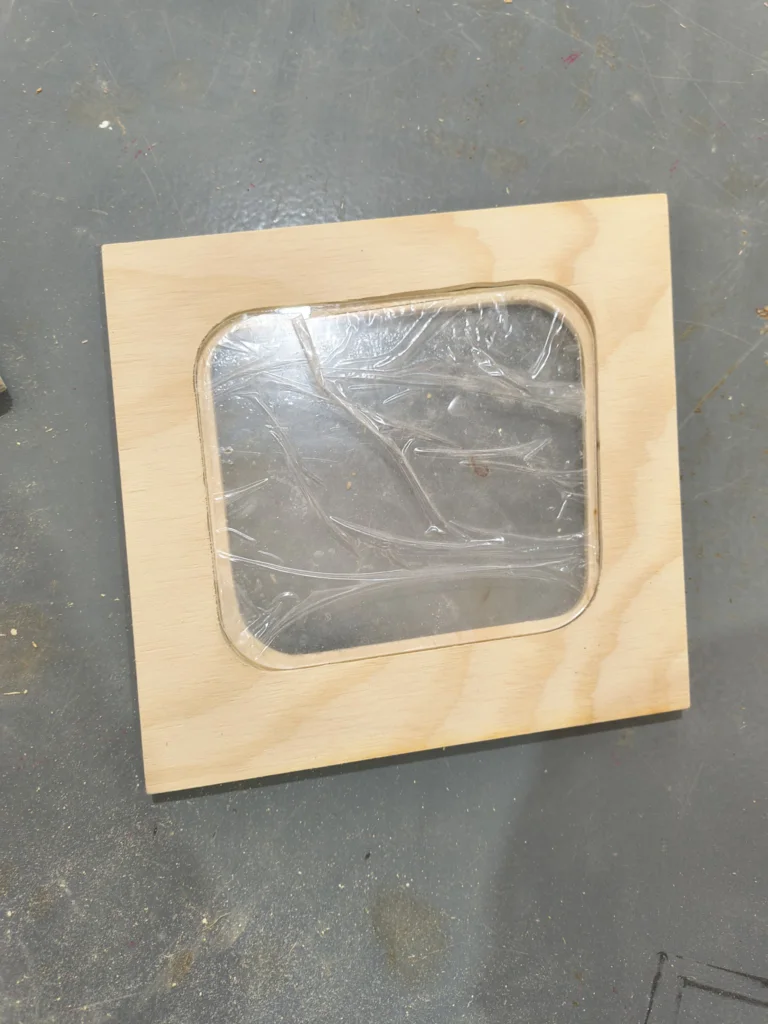 Acrylic panels test fit