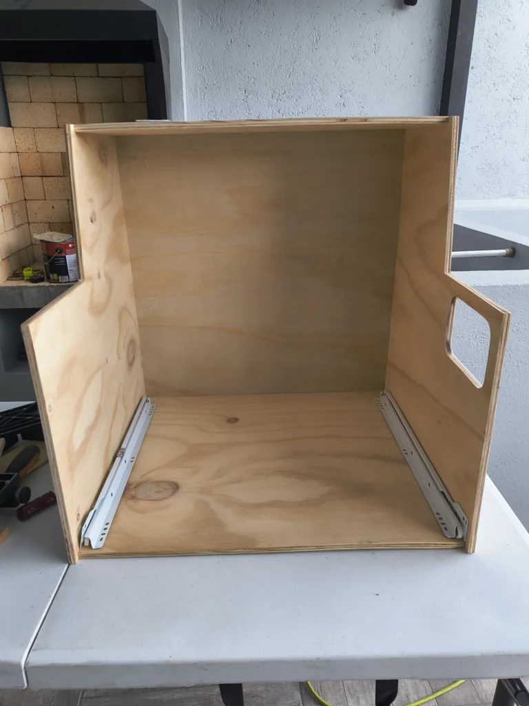 Completed drawer box