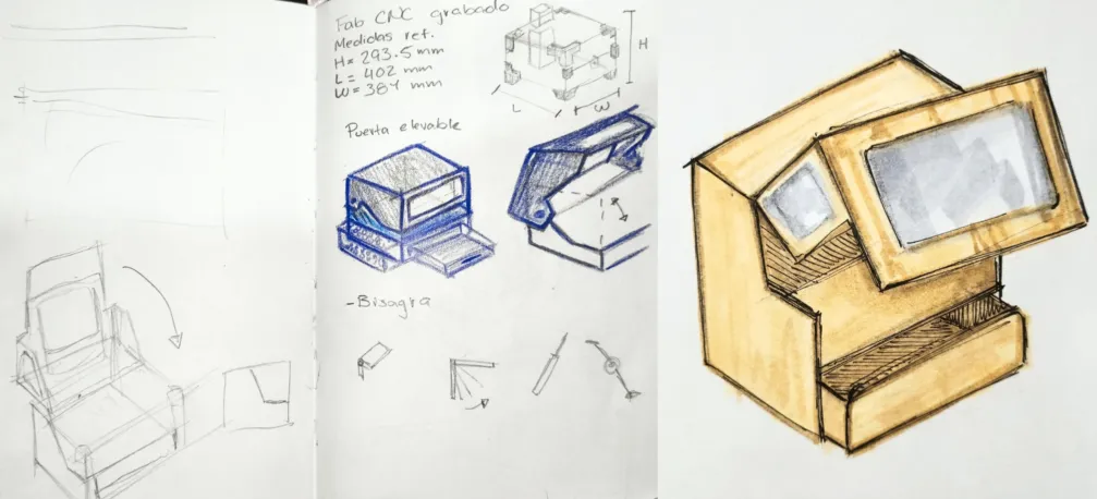 First enclosure sketch