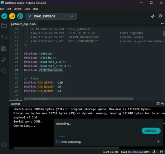 Arduino IDE upload