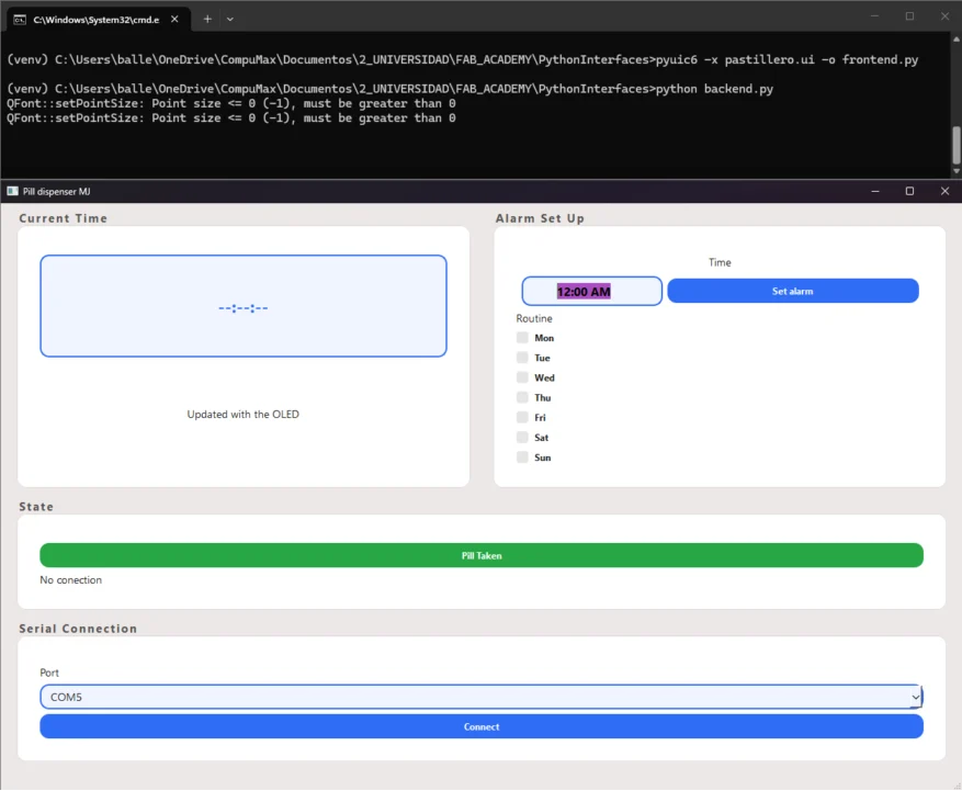Python app running