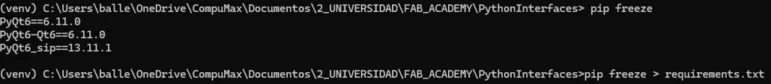 Saving pip freeze output to requirements.txt file