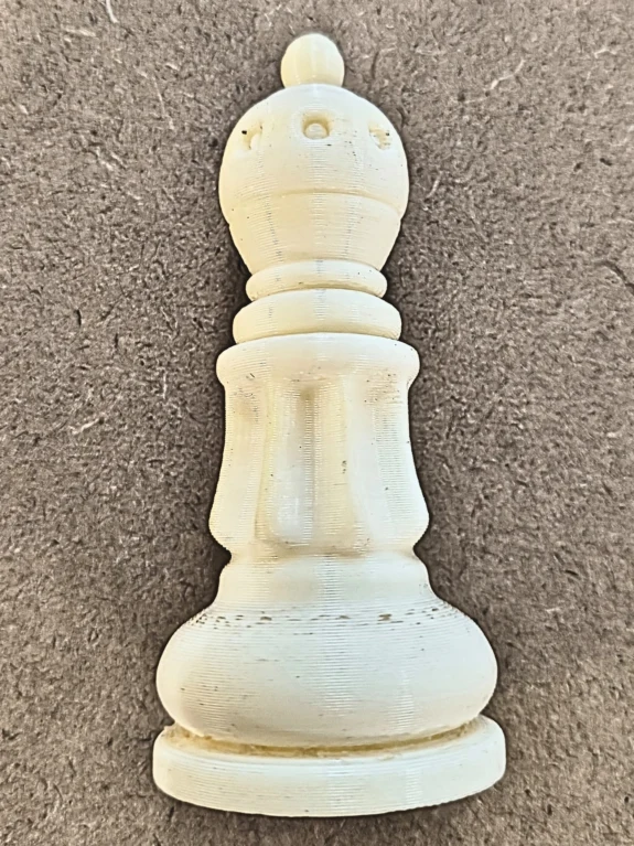 Raw un-sanded FDM print control specimen