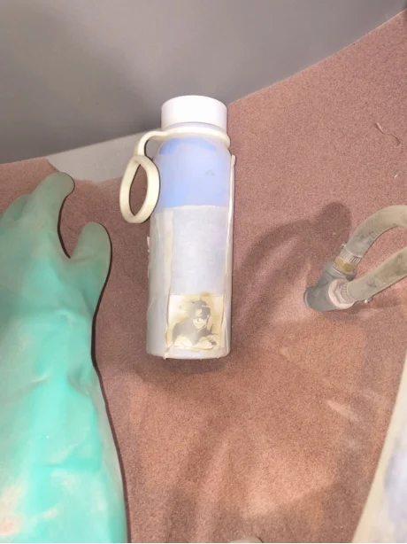 Peeling mask stencils clean