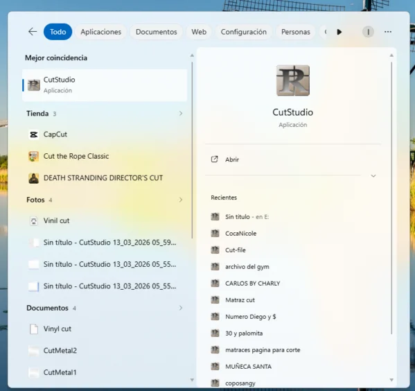 Opening CutStudio software