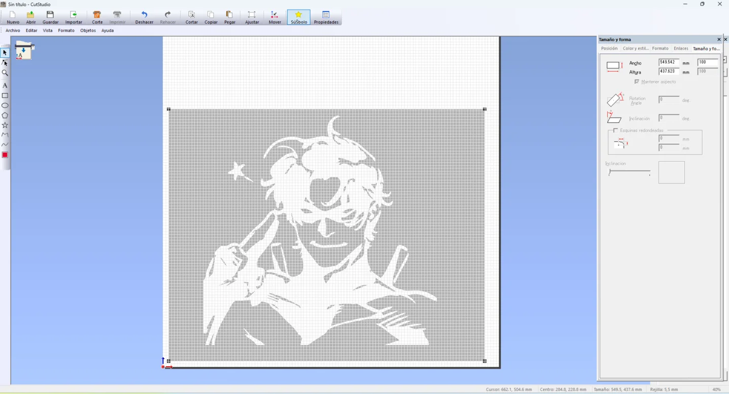 Resizing graphic constraints