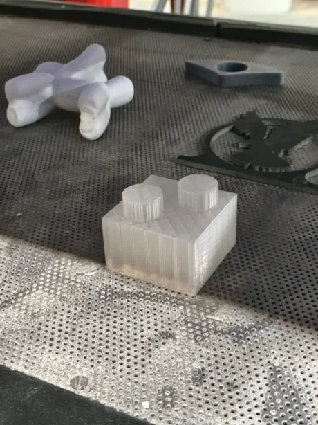 Translucent PLA 3D printed mold core