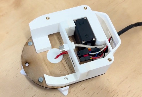 After image showing neatly organized and heat-shrink-wrapped cable connections