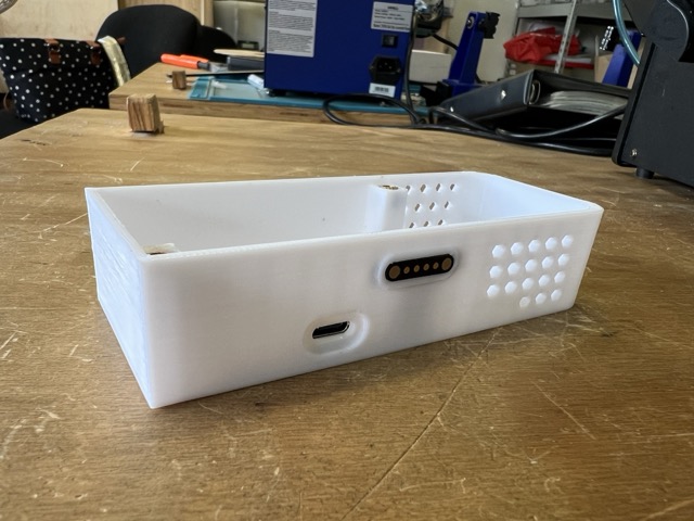 Final confirmed distance between the pogo pin and the power connector