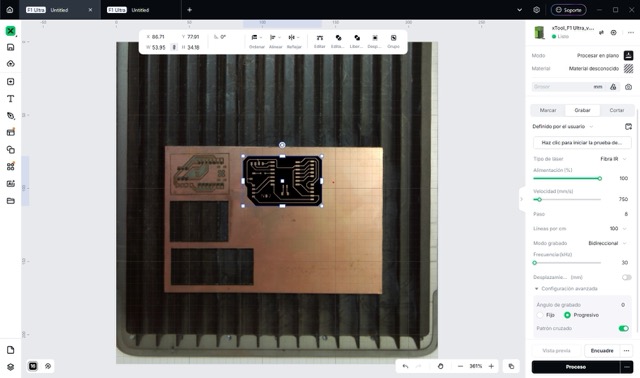 Step 7 - Engrave 1 Settings