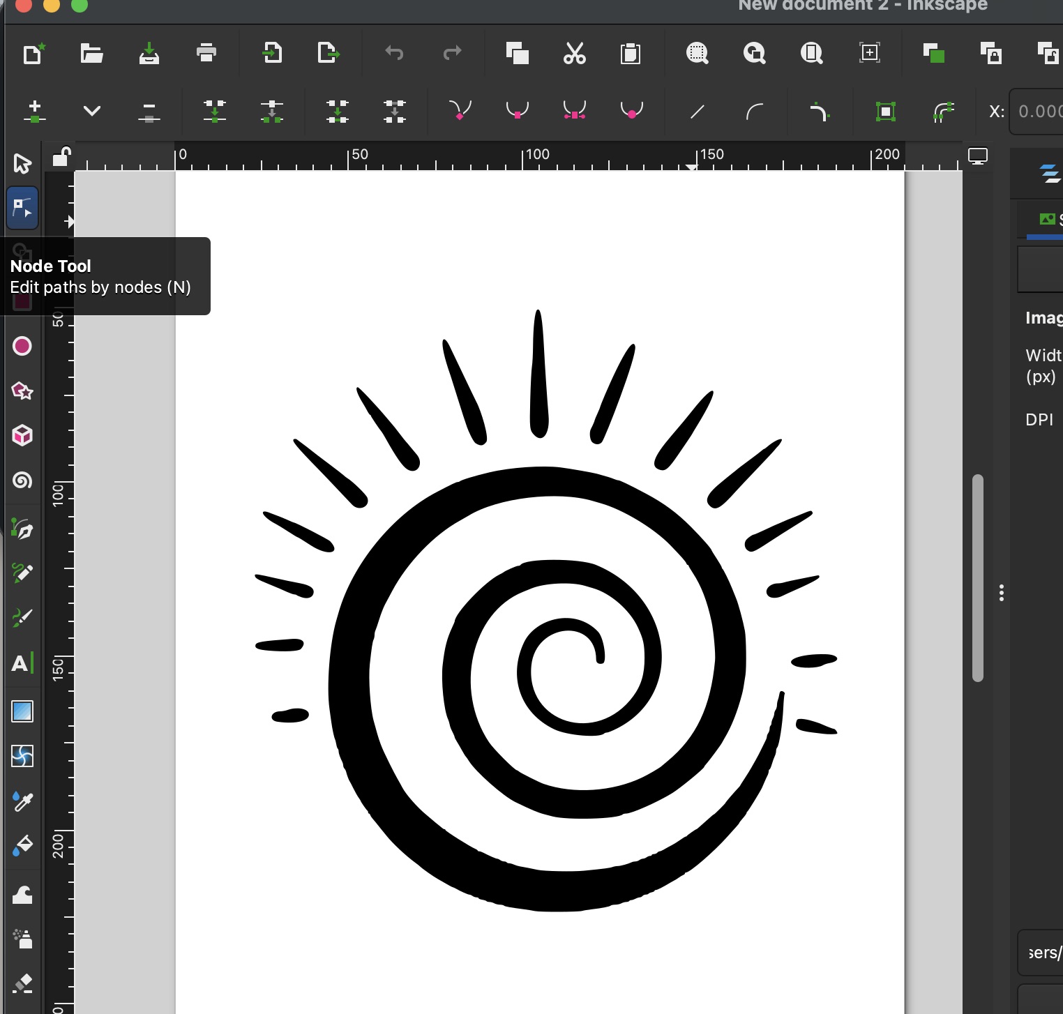 Path → Trace Bitmap function in Inkscape