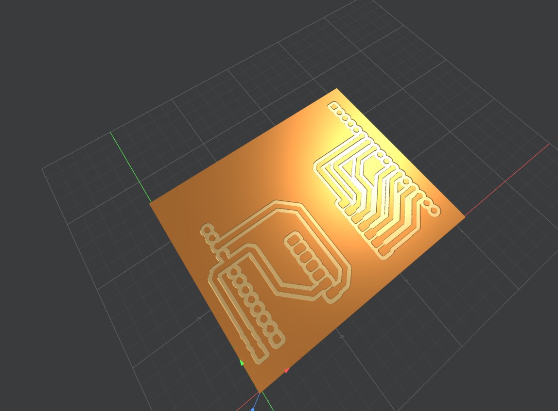 Servo module 3D simulation