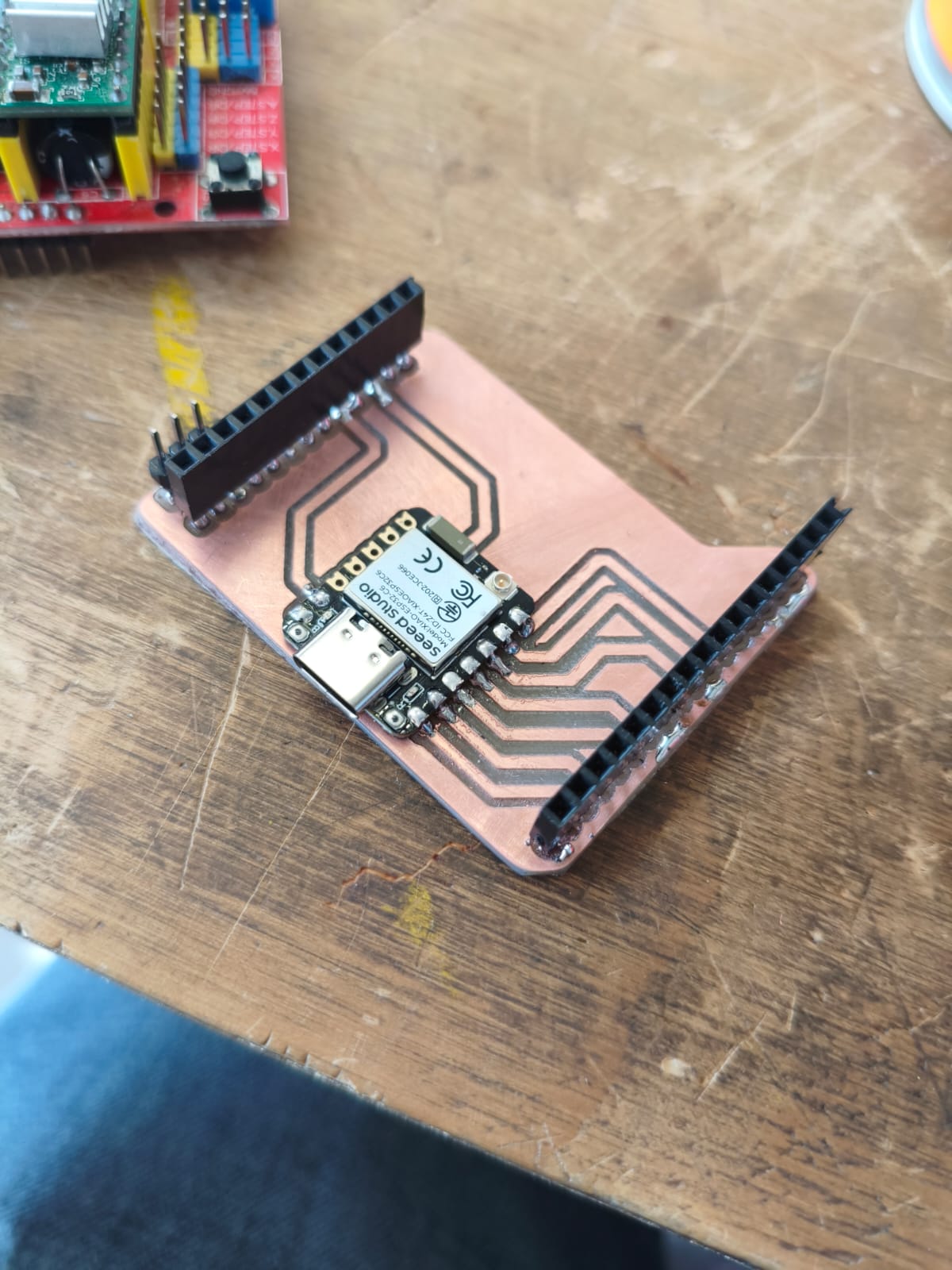 Milling process on the Roland