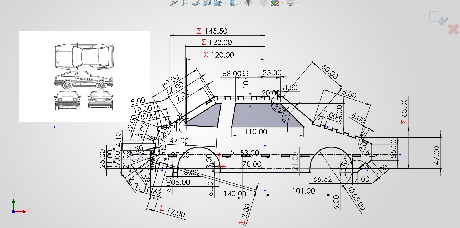 Engraving values settings