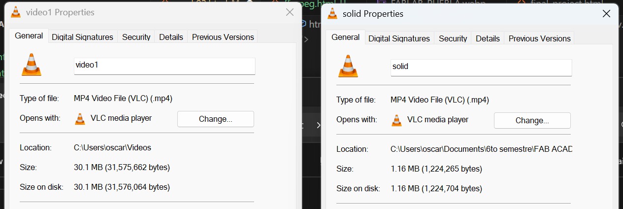 File Size Comparison