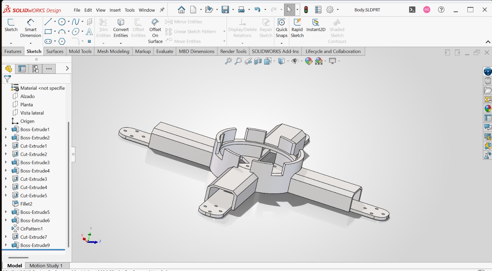 3D Printed Chassis Parts