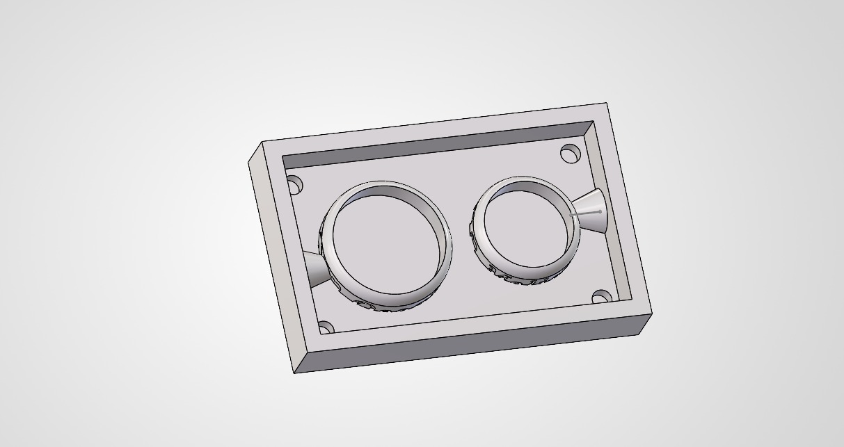 Servo module 3D simulation
