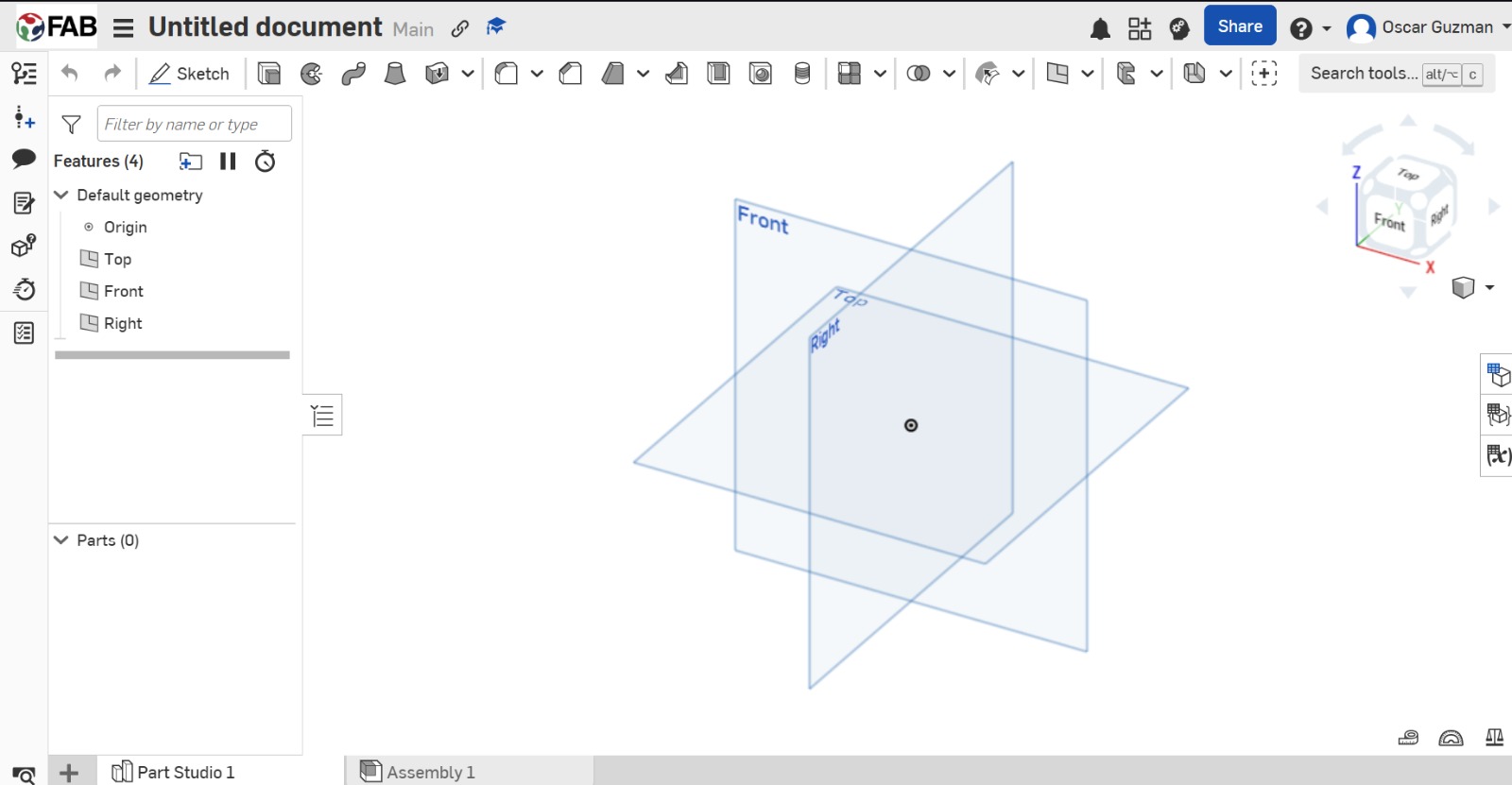 Onshape Interface