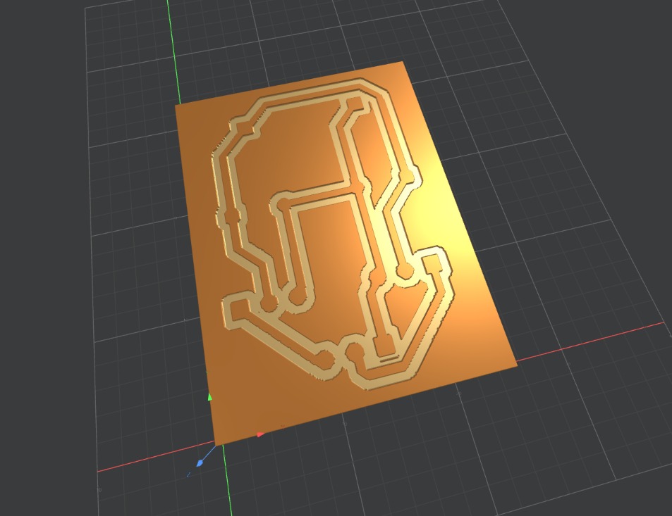 Servo module 3D simulation