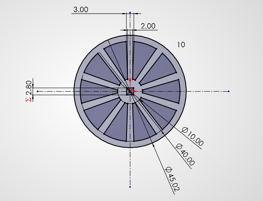 Engraving values settings