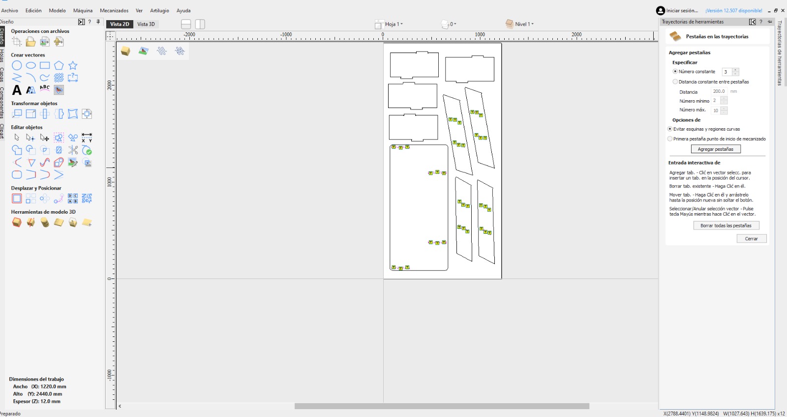 Creating Holding Tabs