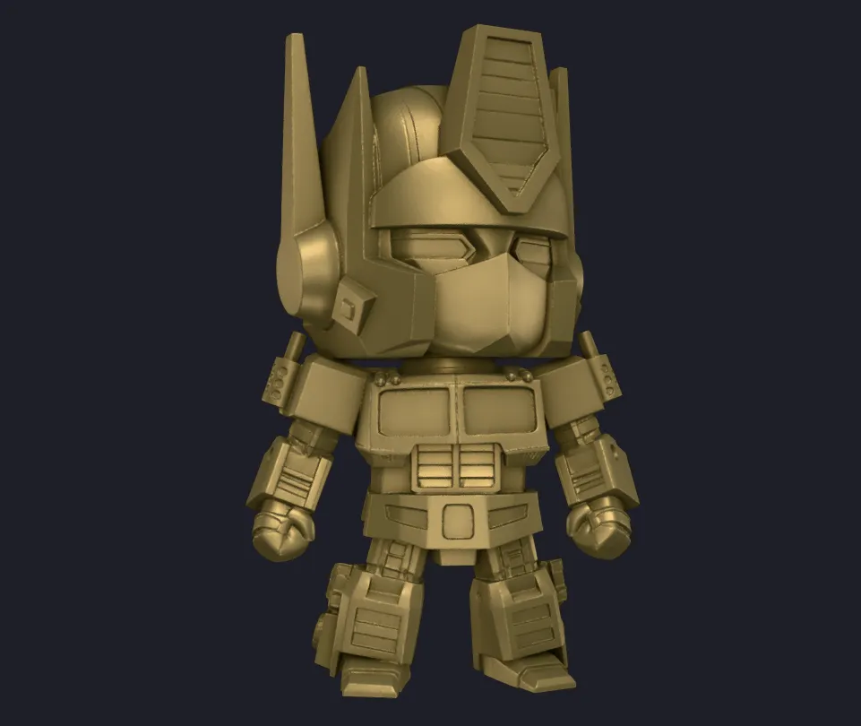 Optimus_Prime_Chibi_Model