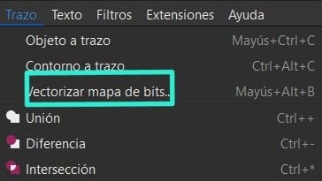 Stroke drop-down menu