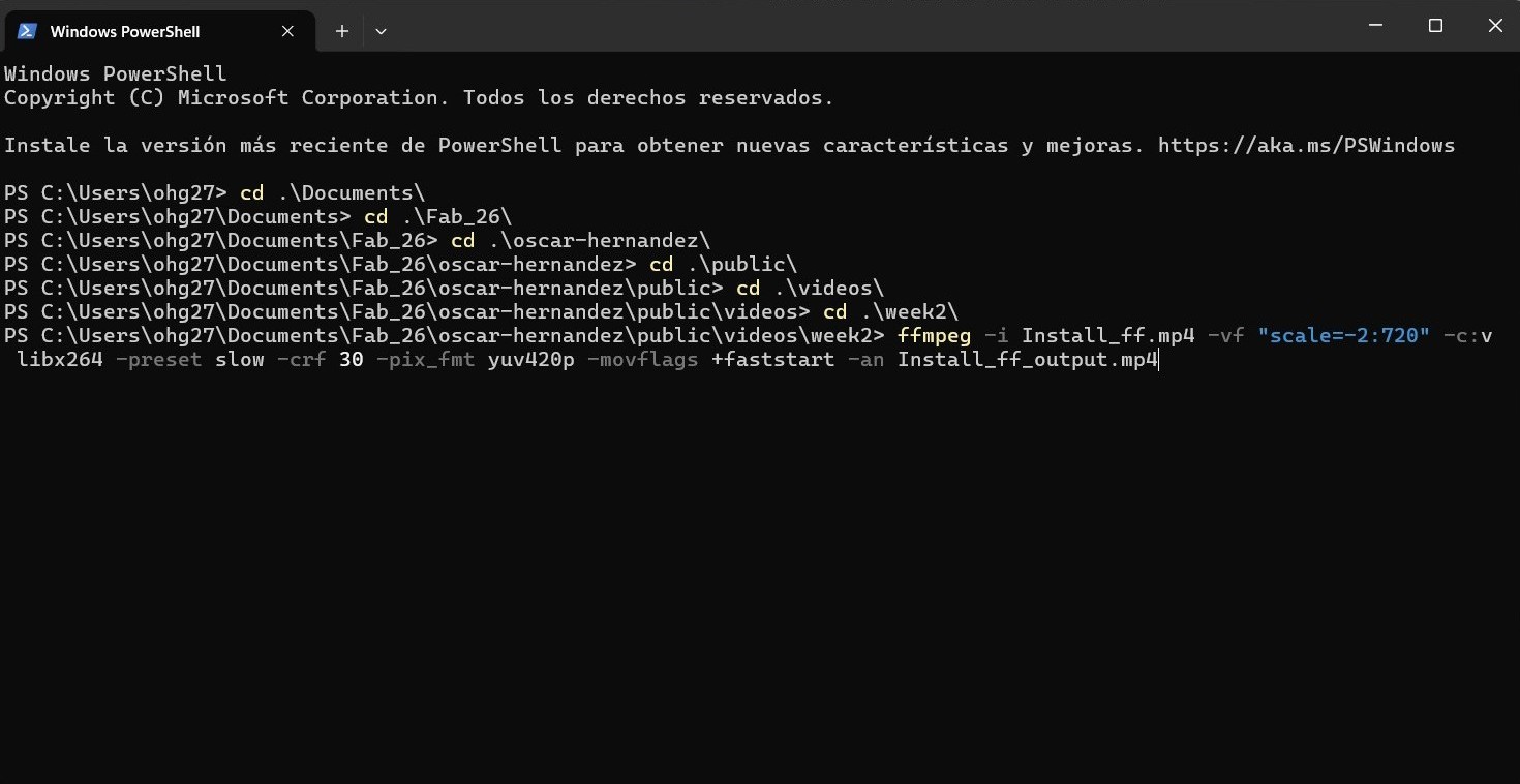 FFmpeg Terminal Command