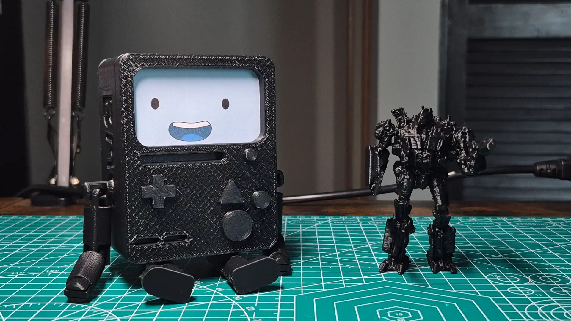 BMO and Optimus Prime