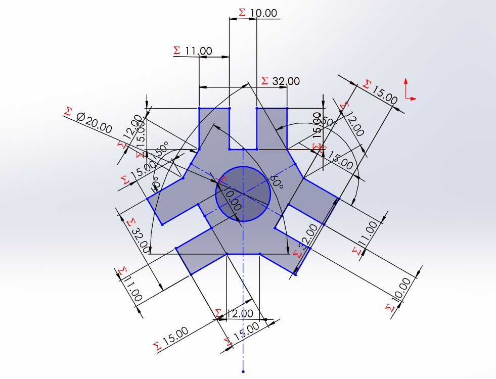 Transparent CAD view highlighting the internal nut placement