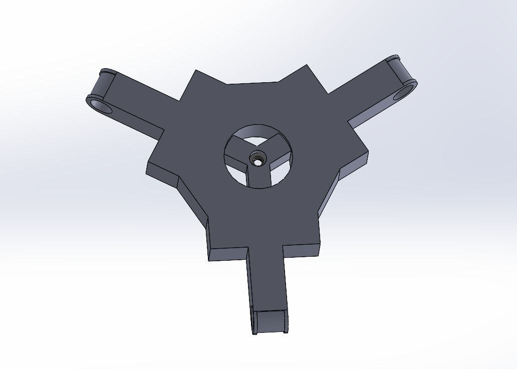 Full assembly view of the mobile base and screw system