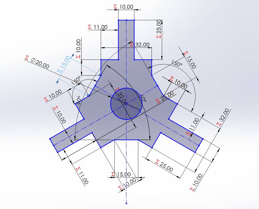 Full assembly view of the mobile base and screw system