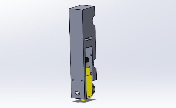 Z-axis motor housing and pulley configuration - View 2