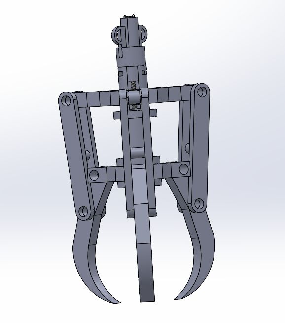 Final full assembly of the claw mechanism