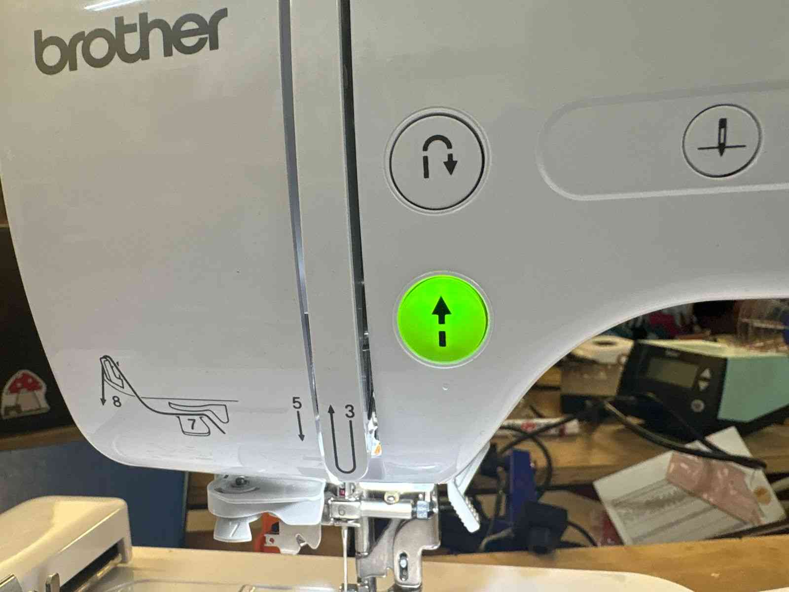 Press green start button