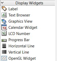Final user interface visual layout