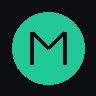 MoveSense PWA app icon — teal circle with M mark on dark background