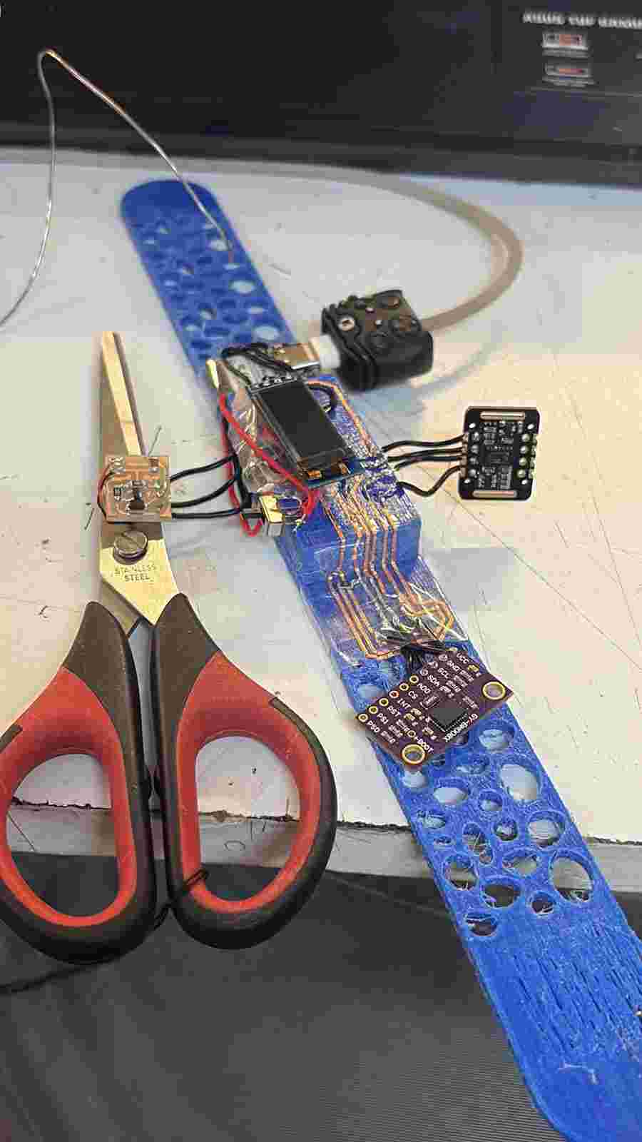 Failed copper tape assembly
