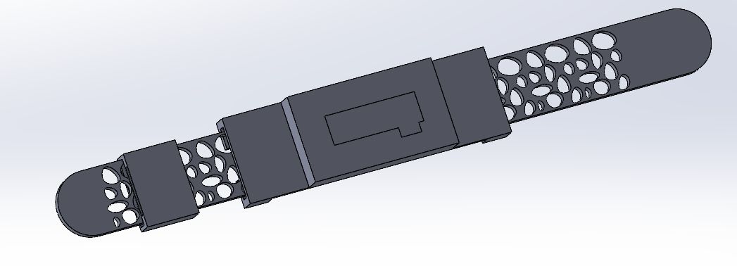 SolidWorks render showing component placement inside the TPU housing