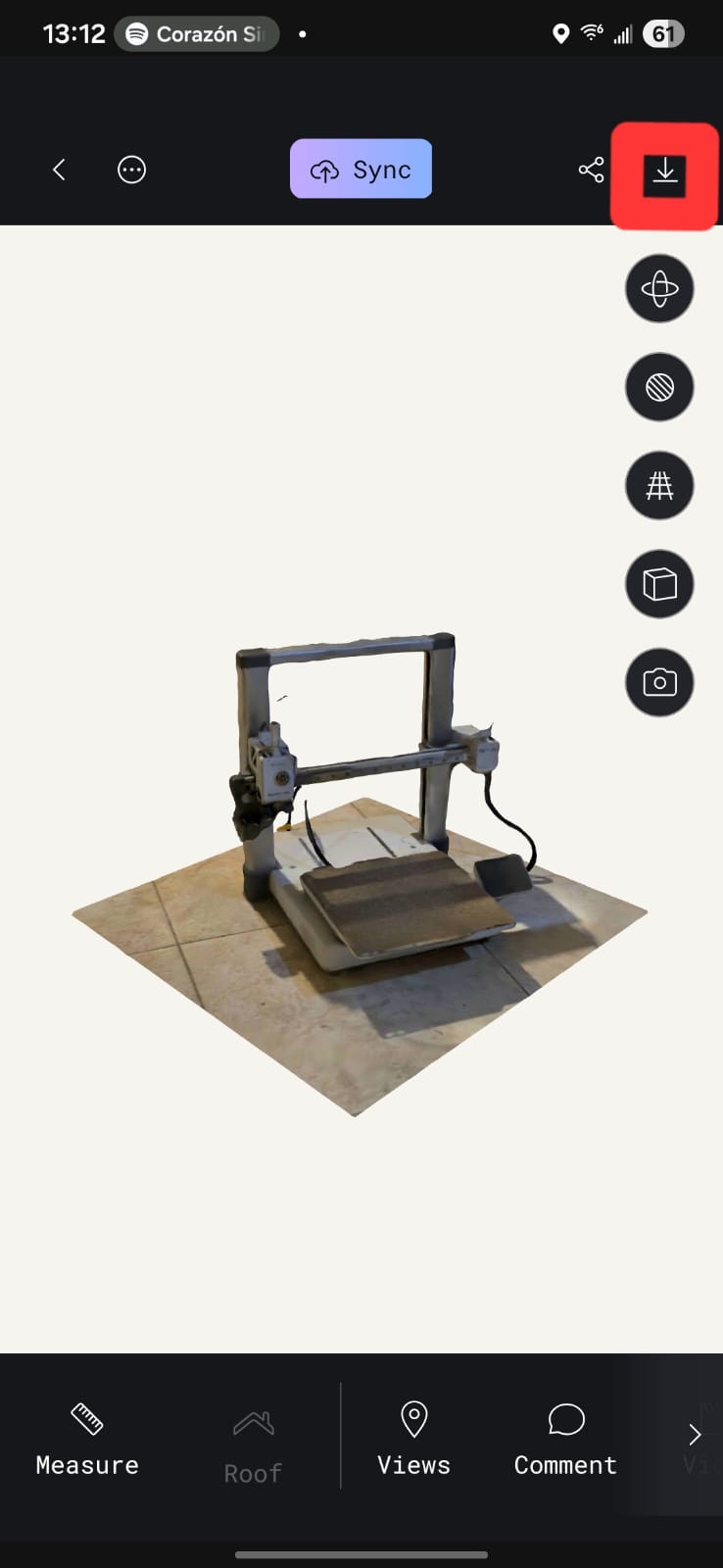 Exporting the finished scan as OBJ/STL