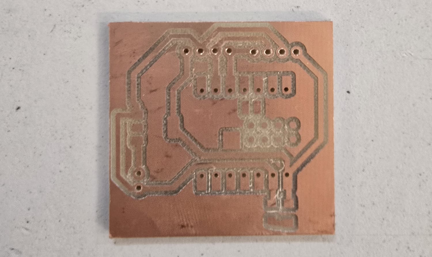 Second PCB soldered and functional, with the power routed correctly
