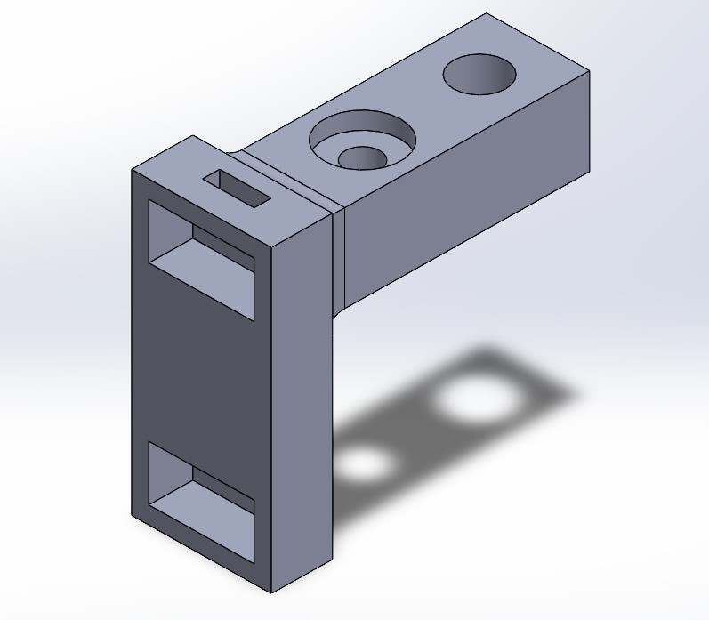 Main carriage in SolidWorks
