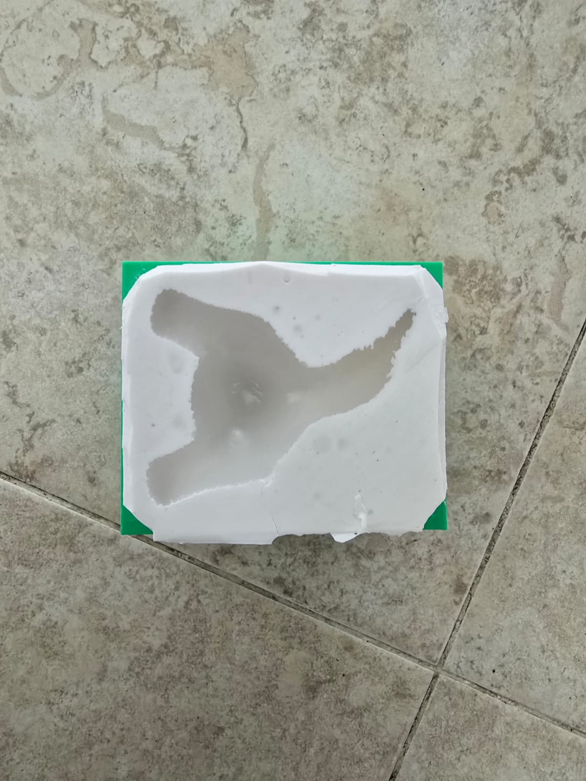 Wax pouring process